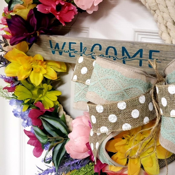 Spring Wreath For Front Door - Picture 9 of 13